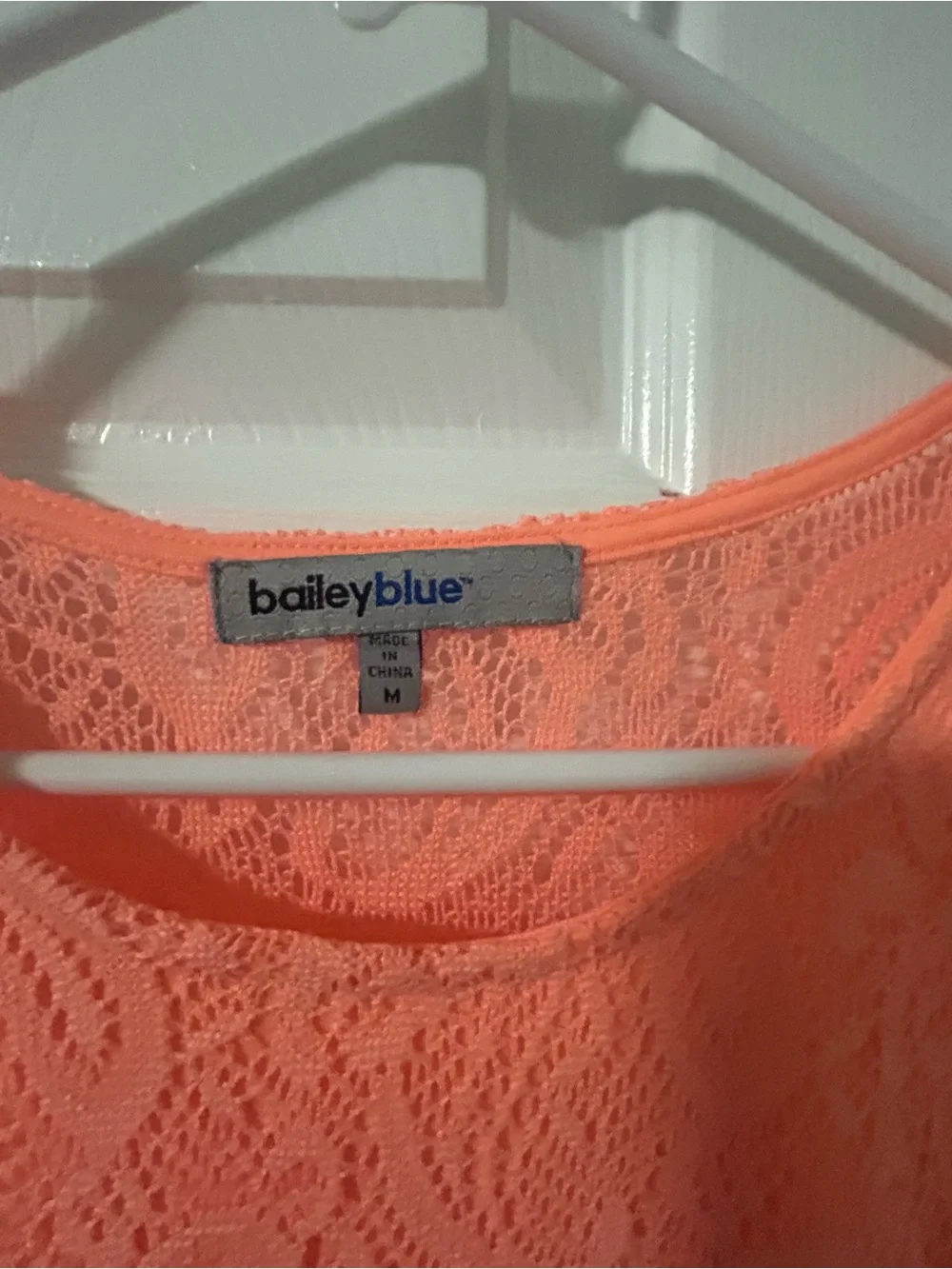 bailey blue sleeveless lace